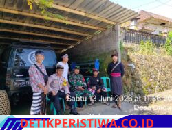Perkuat Sinergitas Tiga Pilar Polri, TNI, dan Satpol PP, Patroli Bersama Sambangi Banjar Dinas Lusuh Kangin, Desa Pering Sari