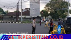 Berikan Rasa Aman dan Nyaman saat Kegiatan Car Free Day, Personil Polsek Bebandem Amankan Jalur 11 Veteran Barat
