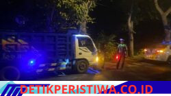 Cegah Lakalantas, Satlantas Polres Karangasem Berikan Himbauan kepada Para Sopir Tidak Parkir Truk di Bahu Jalan