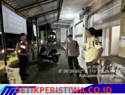 Jaga Kondusivitas Situasi Kamtibmas, Polsek Selat Intensifkan Patroli Barcode Malam Hari