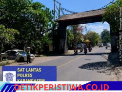 Cegah dan Antisipasi Truk Parkir di Badan Jalan, Satlantas Polres Karangasem Laksanakan Pengaturan Penjagaan di Obyek Wisata Candidasa