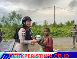 Hangatkan Hati Warga Nduga, Polwan Ops Damai Cartenz-2026 Bangun Kedekatan Melalui Aksi Humanis