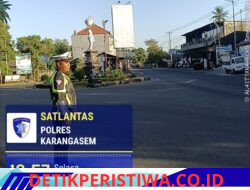 Pastikan Kelancaran Arus Lalulintas, Unit Turjawali Sat Lantas Lakukan Gatur Lalin di Pos 3 Patung Salak Jasri