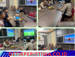 Kapolres OKU Timur Himbau Jajaran Polsek Gelar Nobar Piala Dunia, Dukung UMKM Lokal