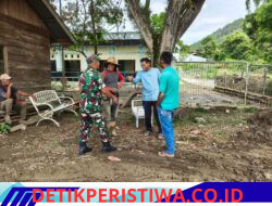 Babinsa Koramil 01/Lut Tawar Gelar Komsos dengan Warga Desa Mendale, Perkuat Kemanunggalan TNI dan Rakyat