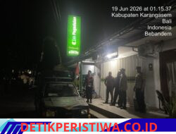 Transformasi Operasional, Polsek Bebandem Gelar Patroli Barcode KRYD di Objek Vital dan Jalur Rawan