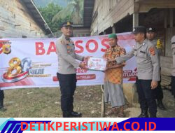 Bansos HUT Bhayangkara Ke-80, Polsek Simpang Jernih Hadir untuk Masyarakat