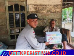 Hari Bhayangkara Ke-80, Polsek Indra Makmu Tebar Kepedulian Lewat Bantuan Sosial