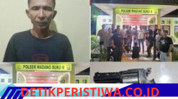 Polres Oku Timur Berhasil Mengamankan Seorang Pria Yang Menyimpan Atau Memiliki Senjata Api