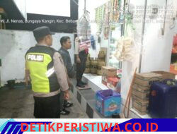 Pastikan Keamanan Objek Vital, Polsek Bebandem Gelar Patroli KRYD Barcode Walau Hujan Gerimis