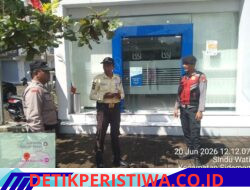 Cegah dan Antisipasi 3C dan Gangguan Kamtibmas, Personil  Polsek Sidemen Gelar Patroli Barcode