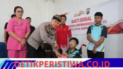 Bentuk Kepedulian di Momen Hari Bhayangkara ke-80, Kapolda Bali Serahan Sembako dan Bingkisan kepada Warga dan Anak-anak YPAC Bali