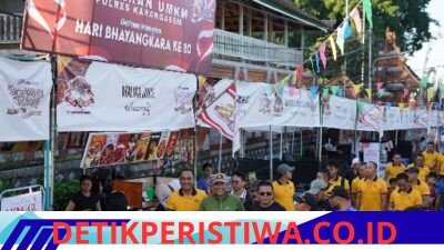 Dukung Ekonomi Kreatif, Kapolres Karangasem Pamerkan Stand UMKM Milik Bhayangkari di Momen Hari Bhayangkara ke-80
