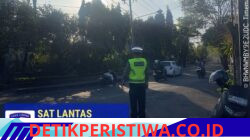 Pastikan Kelancaran Arus Lalulintas, Unit Turjawali Sat Lantas Lakukan Gatur Lalin di Pos 3 Patung Salak Jasri