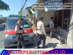 Pastikan Jalur Utama dan Objek Vital Aman Terkendali, Polsek Bebandem Intensifkan Patroli KRYD