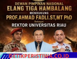 Dewan Pimpinan Nasional Elang Tiga Hambalang Mendukung Prof. Ahmad Fadli, S.T., M.T., Ph.D. Sebagai Rektor Universitas Riau