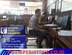 Tingkatkan Pelayanan, Sat Lantas Polres Karangasem Serahkan STNK Baru Secara Cepat dan Ramah