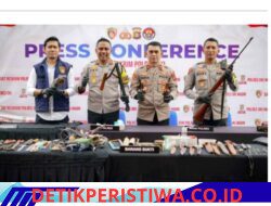 Polres OKI Polda Sumsel Berhasil Ungkap Gudang Pabrik Pembuatan Senpi