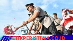 Mengenang Pahlawan, Polres Aceh Timur Maknai Hari Bhayangkara Ke-80 dengan Tabur Bunga