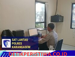 Sat Lantas Polres Karangasem Percepat dan Permudah Proses Samsat, Melalui Layanan Samsat Drive Thru