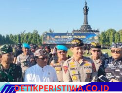 Perkuat Sinergi dan Samakan Presepsi, Polda Bali Gelar Apel Bersama Pecalang dalam Menjaga Kamtibmas dan Pariwisata yang Berkualitas