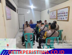 Tingkatkan Keprofesionalan dalam  Bertugas, Kapolsek Sidemen Pimpin Langsung Kegiatan Analisa dan Evaluasi (Anev) 