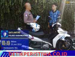 Pastikan Kelayakan dan Kemampuan Berkendara, Pemohon SIM Baru Jalani Uji Praktek di Polres Karangasem