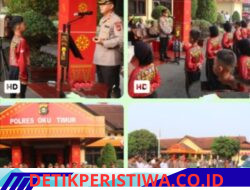 Kapolres Lepas Keberangkatan 31 Orang Anggota Pocil Polres Oku Timur Ke-Mapolda Sumsel Untuk Mengikuti Perlombaan Tanamkan Keyakinan untuk Menang