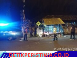 Jaga Kondusivitas Situasi Kamtibmas, Polsek Bebandem Gelar Blue Light Patrol di Wilayah Karangasem hingga Dini Hari
