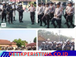 Kapolres Oku Timur Pimpin Langsung Latihan Dalmas, Tingkatkan Kesiapsiagaan Personel Hadapi Berbagai Situasi