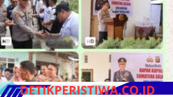 ‎Kegiatan Peresmian Bantuan Bedah Rumah Kapolda Sumsel Oleh Kapolres Oku Timur Dalam Rangka Menyambut Hut Bhayangkara Ke – 80 Polres Oku Timur