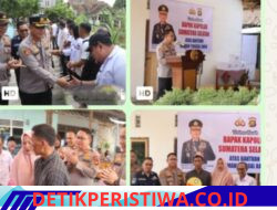 ‎Kegiatan Peresmian Bantuan Bedah Rumah Kapolda Sumsel Oleh Kapolres Oku Timur Dalam Rangka Menyambut Hut Bhayangkara Ke – 80 Polres Oku Timur