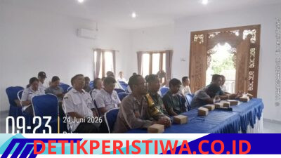 Bhabinkamtibmas Desa Sidemen Hadiri Musdes Penyusunan RKP Desa Tahun 2027, di Aula Kantor Desa Sidemen