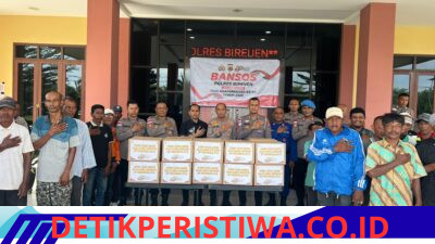 Jelang Hari Bhayangkara ke-80, Polres Bireuen Berbagi Bansos untuk Tukang Becak, Tukang Parkir dan Warga Kurang Mampu