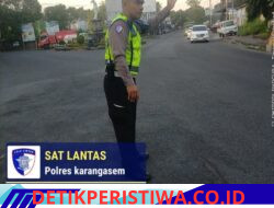 Cegah Lakalantas, Unit Turjawali Sat Lantas Rutin Lakukan Gatur Lalin Pos 3 Patung Salak Jasri
