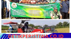 Bantuan Alsintan Combine Harvester, diharapkan Mampu Meringankan Biaya Serta Meningkatkan Efisiensi Kerja Petani Desa Jombang