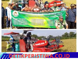Bantuan Alsintan Combine Harvester, diharapkan Mampu Meringankan Biaya Serta Meningkatkan Efisiensi Kerja Petani Desa Jombang