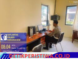 Sat Lantas Polres Karangasem Percepat dan Permudah Proses Samsat kepada Masyarakat, Melalui Layanan Samsat Drive Thru