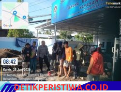 Jelang Hari Raya Kuningan Bhabinkamtibmas Polsek Bebandem Sambangi Pekerja Proyek SPPG di Sesane, Berikan Pesan Kamtibmas 