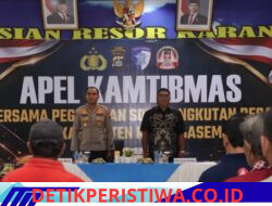 Pimpin Apel Kamtibmas, Kapolres Karangasem Ajak Sopir Angkutan Desa Jaga Kondusivitas Wilayah
