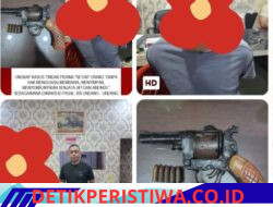 Tim Resmob SW Sat Reskrim Unit Pidum Satgas OPS Senpi Musi Tahun 2026 Polres Oku Timur Berhasil Mengamankan Seorang Pria Mandor PT. LPI Diduga Memiliki Dan Menyimpan Senpi Rakitan Ilegal