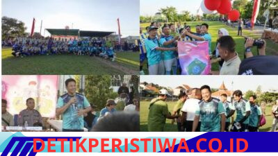 Bupati Sidoarjo Buka Turnamen Sepak Bola Antar-RW se-Kecamatan Sukodono, Pererat Persaudaraan Sambut HUT ke-81 RI