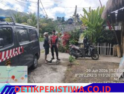 Cegah dan Antisipasi Gangguan Kamtibmas, Personil Polsek Sidemen Gelar Patroli Dialogis KRYD di Jalur Beat Selatan