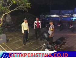 Melalalui Giat Light Patrol Polsek Selat Intensifkan Pengamanan Objek Vital, Sampaikan Pesan Kamtibmas kepada Petugas Security BRI Unit Selat