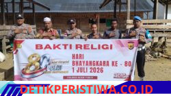 Bakti Religi Jadi Wujud Pengabdian Polsek Idi Tunong di Hari Bhayangkara Ke-80