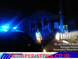 Antisipasi Kriminalitas Dini Hari, Polsek Bebandem Patroli Blue Light Patrol di Beberapa Titik Rawan