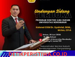 Raih Gelar Doktor Ilmu Hukum, Kolonel CKM Dr. Syahrial Soroti Perlindungan Hukum bagi Prajurit TNI Penyandang Disabilitas