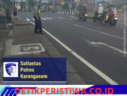 Jaga Ketertiban dan Kelancaran Arus Lalulintas, Personil Lantas Laksanakan Gatur Pagi di Ktl 1 Subagan