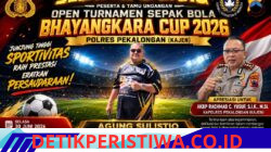 Agung Sulistio Hadiri Open Turnamen Sepak Bola Bhayangkara Cup Polres Pekalongan 2026, Masyarakat Apresiasi Kepemimpinan AKBP Rachmad C. Yusuf