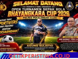 Agung Sulistio Hadiri Open Turnamen Sepak Bola Bhayangkara Cup Polres Pekalongan 2026, Masyarakat Apresiasi Kepemimpinan AKBP Rachmad C. Yusuf